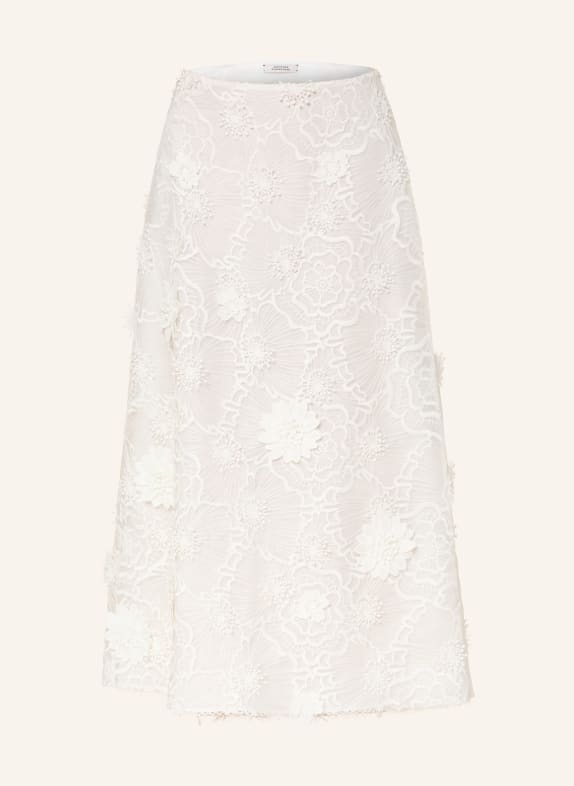 DOROTHEE SCHUMACHER Skirt with lace WHITE