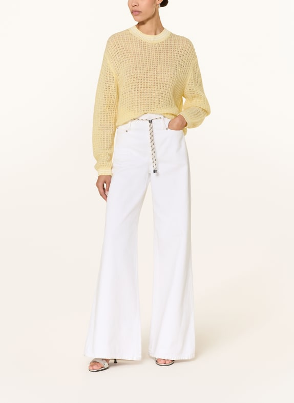DOROTHEE SCHUMACHER Trui AIRY SOFTNESS met alpaca GEEL