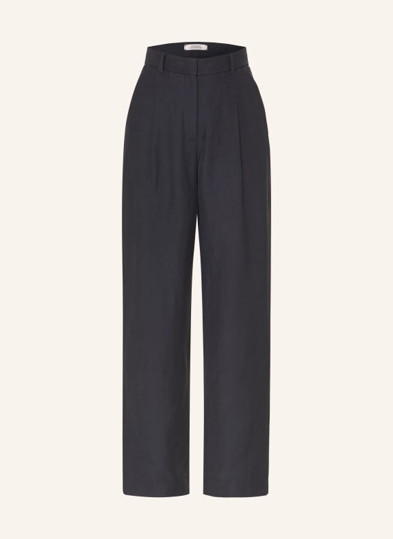 DOROTHEE SCHUMACHER Broek SUMMER CRUISE met linnen DONKERBLAUW