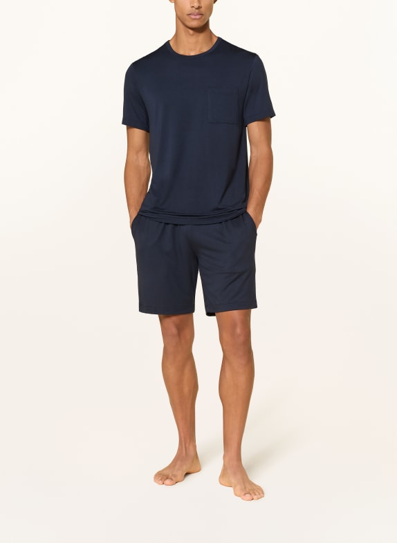 mey Loungeshorts JEFFERSON MÖRKBLÅ