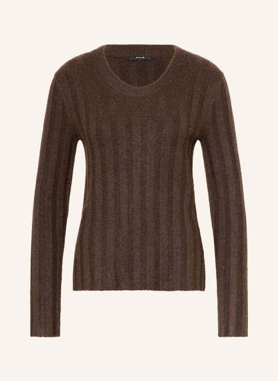OPUS Trui POLMI MARRON FONCÉ