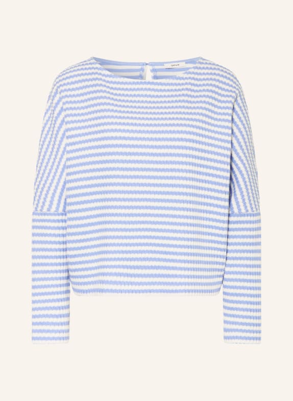 OPUS Pullover GRESH HELLBLAU / WEISS