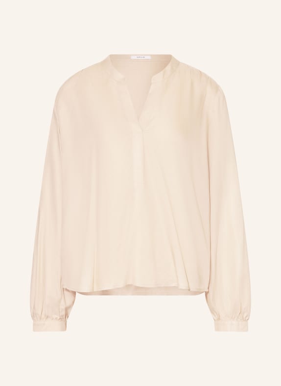 OPUS Blusenshirt FLANORA HELLBRAUN