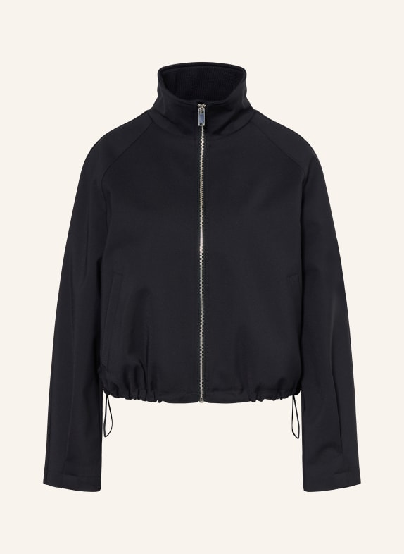 OPUS Boxy jacket HALVI DARK BLUE