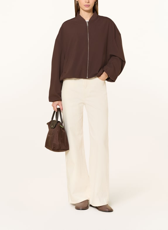 OPUS Blouson JANICA MARRON FONCÉ