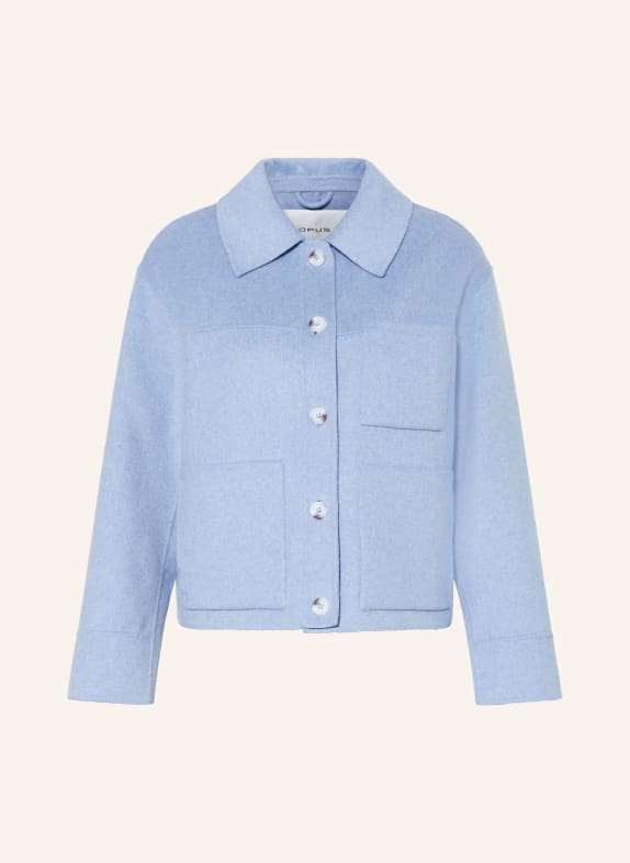 OPUS Kastenjacke HELIA HELLBLAU