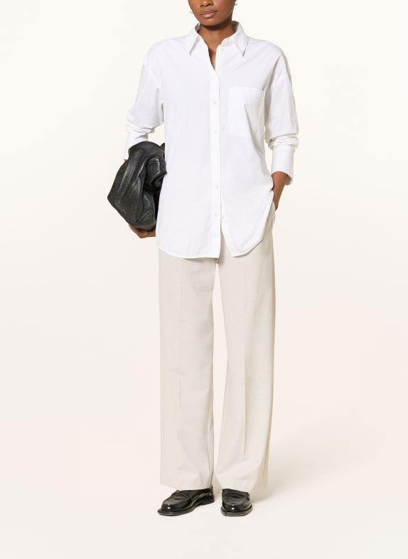 OPUS Broek MAROU in joggingstijl CRÈME / LICHTGRIJS