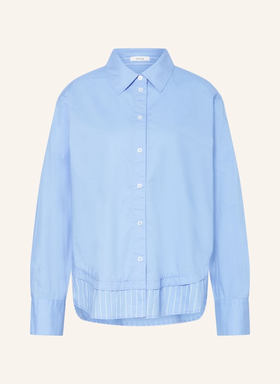 OPUS Košile FAVIA TMAVĚ MODRÁ / BÍLÁ