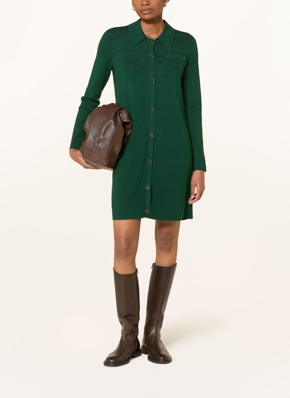 Phase Eight Pletené šaty AZEALIA TMAVĚ ZELENÁ