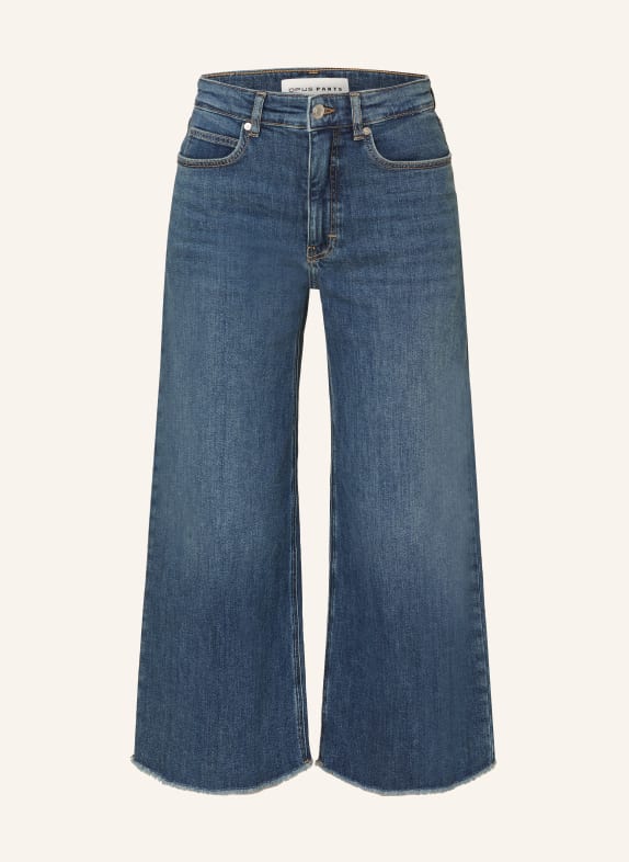 OPUS PANTS Wide Leg Jeans MARI MASH 70303 dark dusty blue