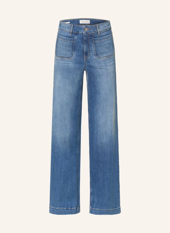 OPUS PANTS Wide Leg Jeans MELLY CRISP 70301 dark shadow blue