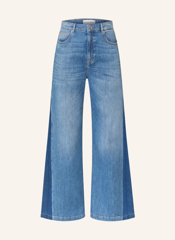 OPUS PANTS Wide Leg Jeans MARI MEADOW 70300 dark powder blue