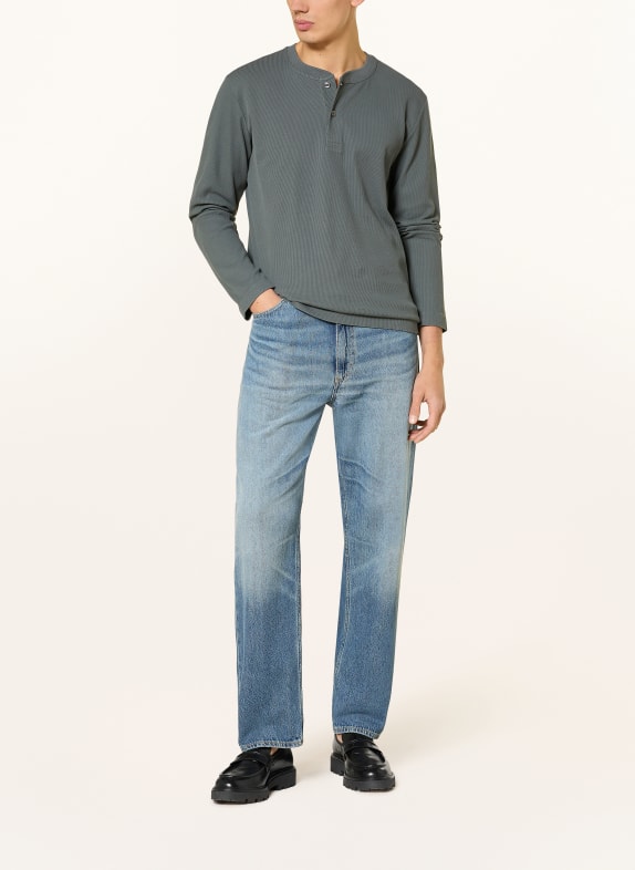 Marc O'Polo Tricou Henley PETROL