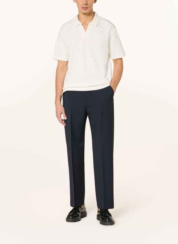 Marc O'Polo Strick-Poloshirt Relaxed Fit ECRU