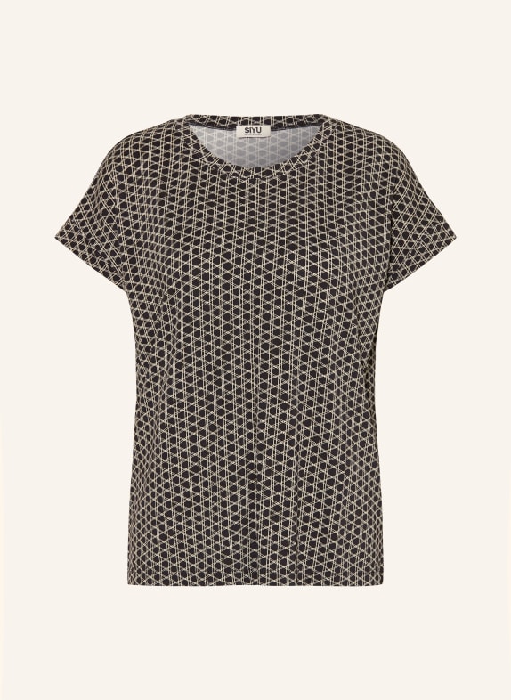 SIYU T-Shirt SCHWARZ / CREME