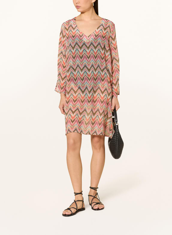 PrimaDonna Strandkleid ROT / DUNKELBRAUN / GELB