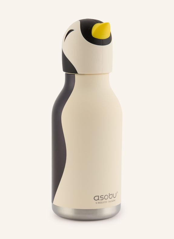 asobu Isolierflasche BESTIE WEISS / GELB / SCHWARZ