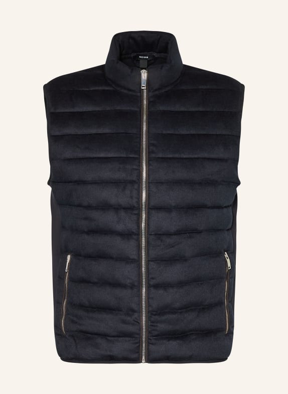 REISS Kamizelka pikowana FIELD GRANATOWY