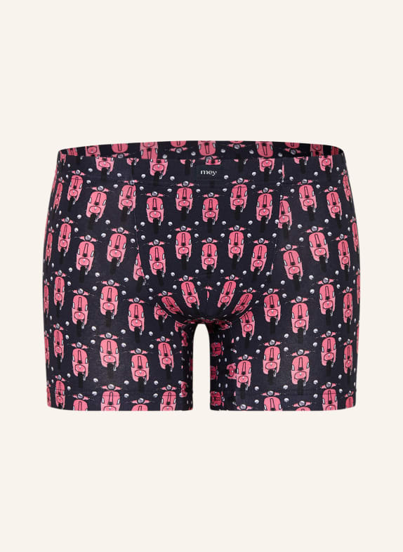mey Boxershorts Serie CITY GLIDE DUNKELBLAU / ROSA