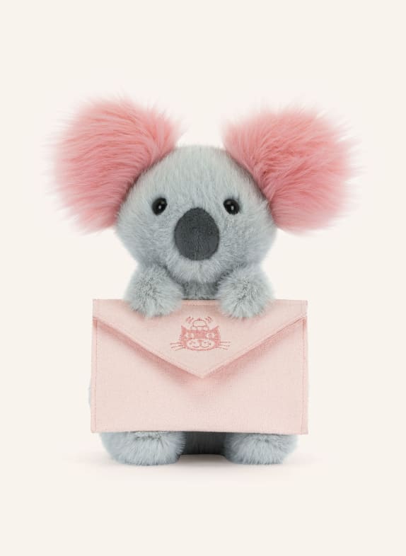 Jellycat Plüsch-Spielzeug KOALA WITH MESSAGE GRAU / ROSA