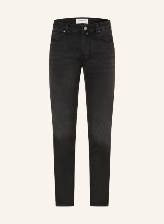 JACOB COHEN Džíny BARD Slim Fit 500D DARK BLACK