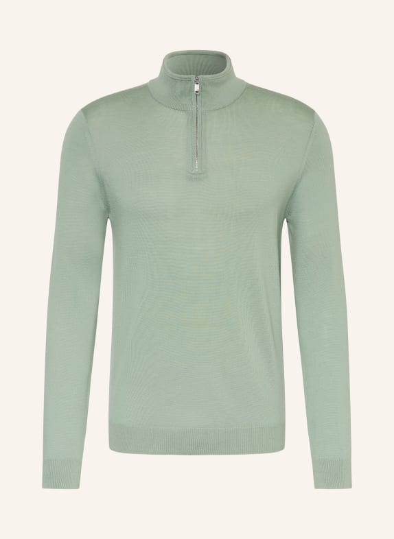 REISS Troyer BLACKHALL aus Merinowolle HELLGRÜN