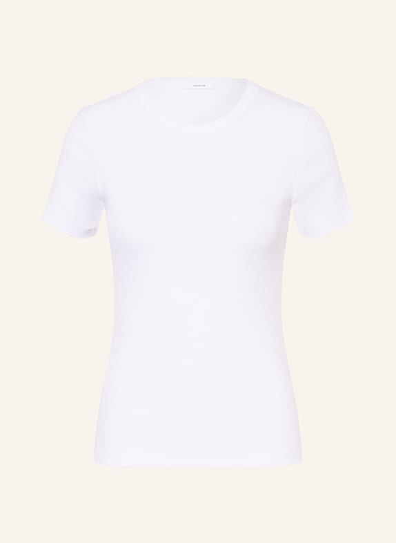 OPUS T-Shirt SAMUNA SCALLOP WEISS
