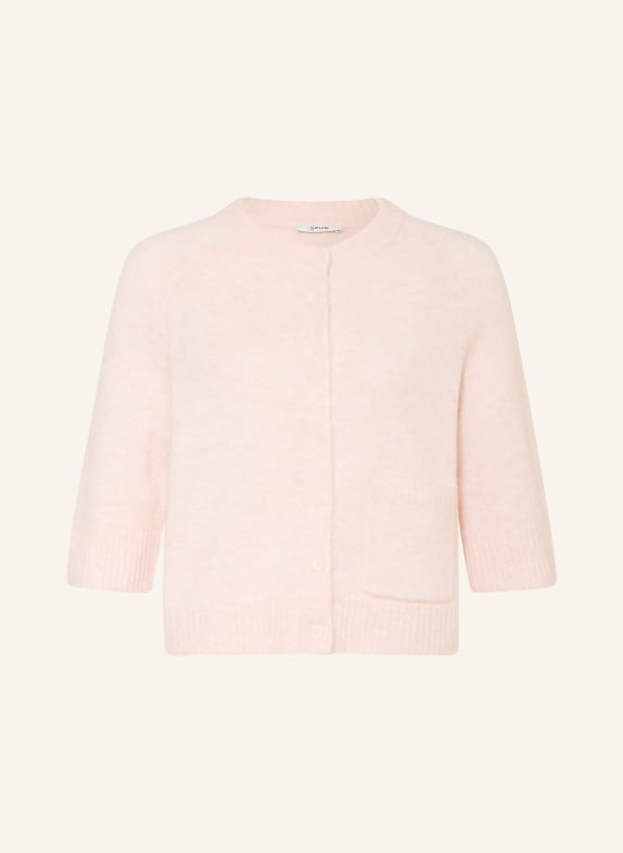 OPUS Strickjacke DATHENA mit 3/4-Arm ROSÉ