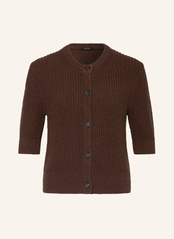 OPUS Svetr DONOUSA TMAVĚ HNĚDÁ