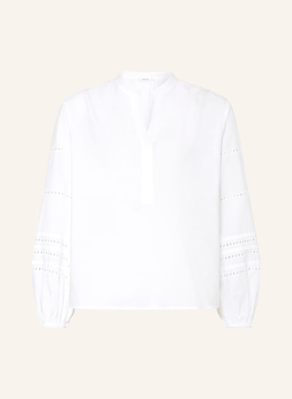 OPUS Blůza FILANDRA s krajkou BÍLÁ