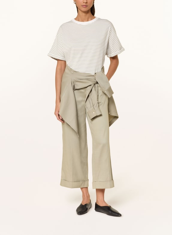 OPUS T-shirt SOTEL BLANC / OLIVE