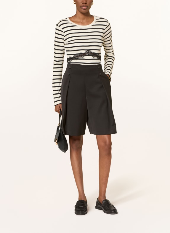 CLAUDIE PIERLOT szorty CZARNY