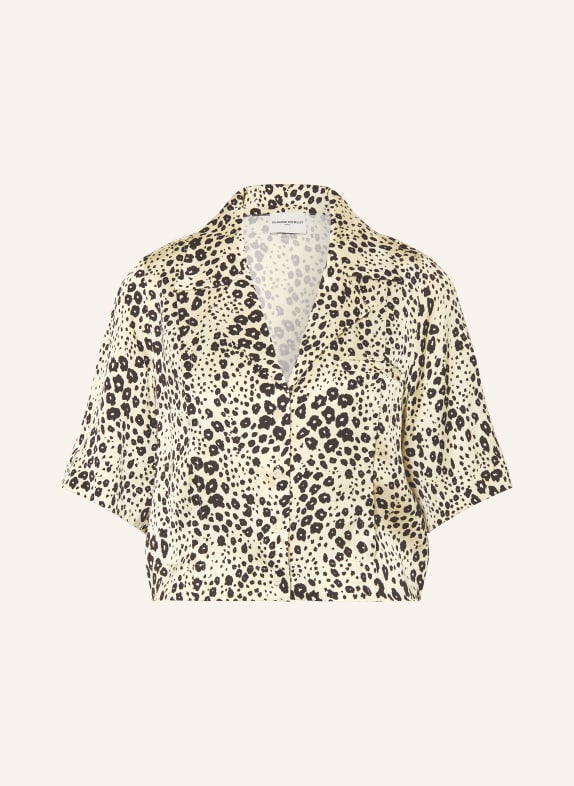 CLAUDIE PIERLOT Bluzka CALIALEO KREMOWY / CZARNY