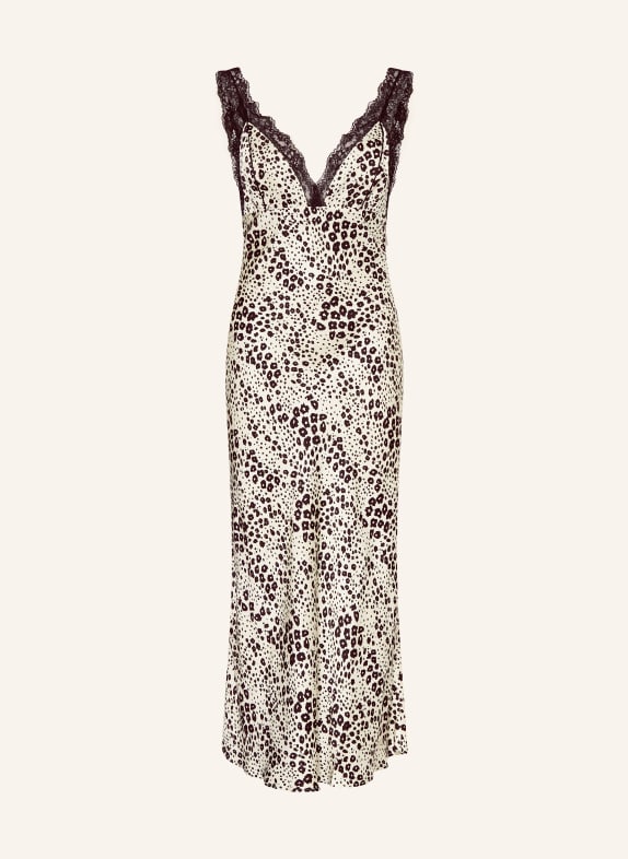 CLAUDIE PIERLOT sukienka JASNOŻÓŁTY / CZARNY