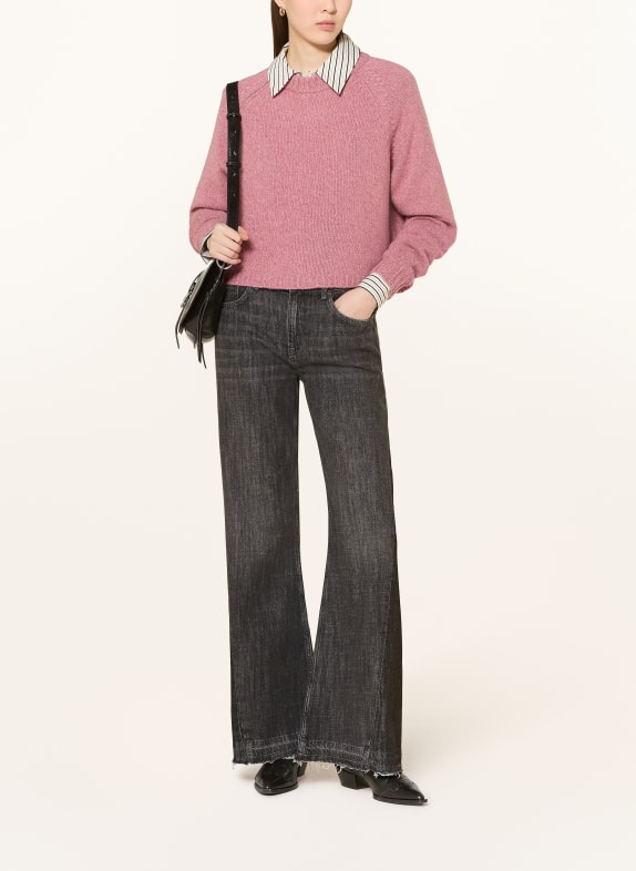 ba&sh Flared Jeans FADOU BLACK BLACKSTONE