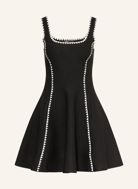 maje Sukienka RUSSELINO CZARNY / BIAŁY