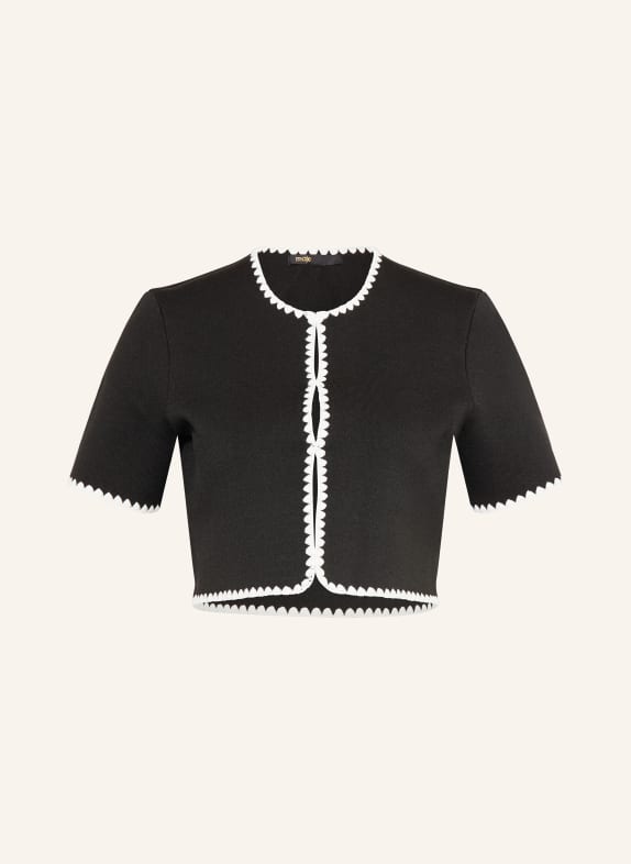 maje kardigan CZARNY / BIAŁY