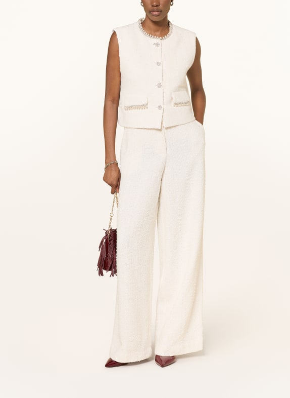 maje Marlenehose aus Tweed ECRU