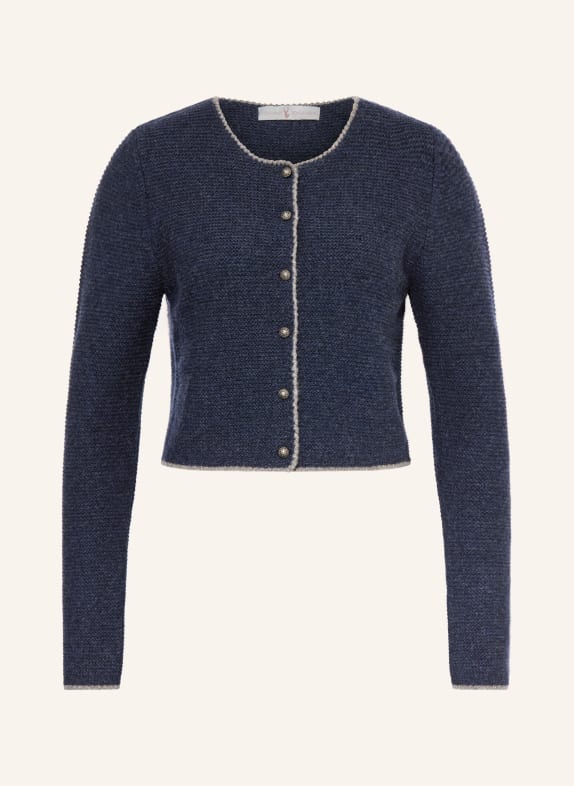 Johann & Johanna sweter z dzianiny GRANATOWY