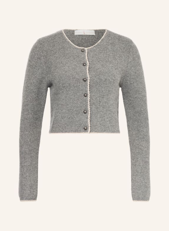 Johann & Johanna sweter z dzianiny SZARY