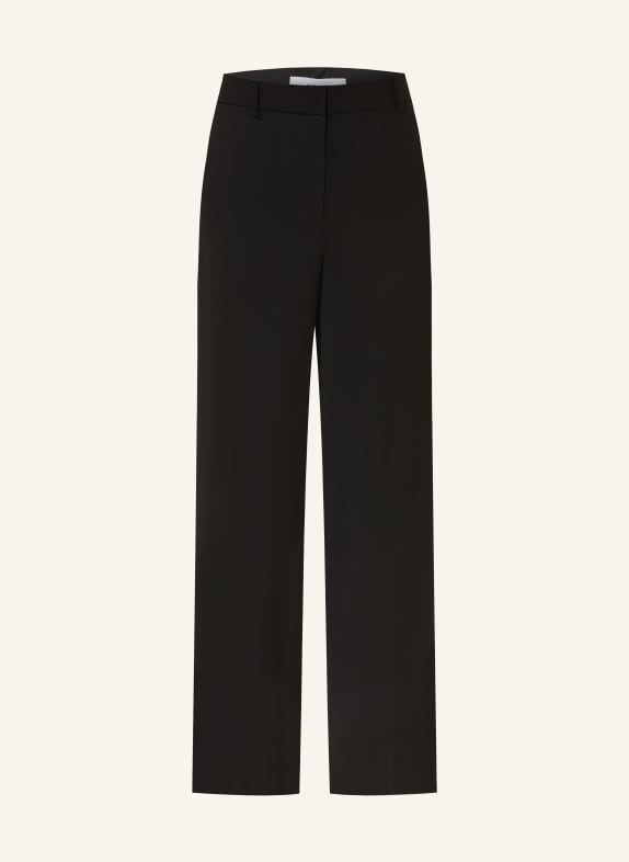 REISS MARGEAUX wide-leg pants BLACK