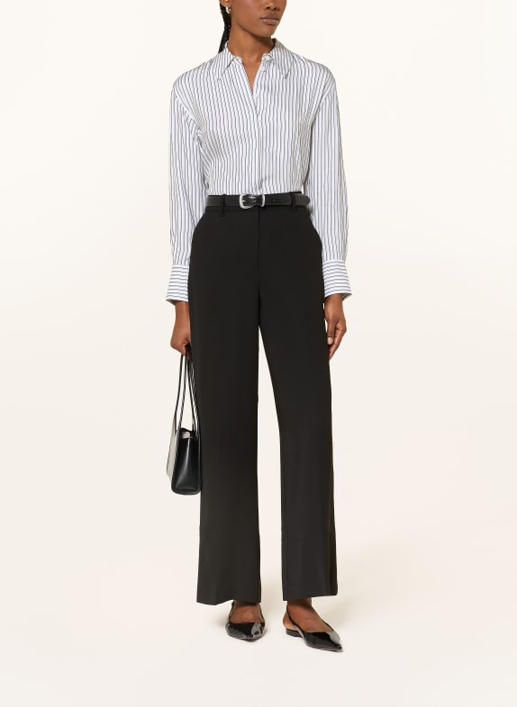 REISS Bluză ANNIKA ALB / ALBASTRU DESCHIS / NEGRU