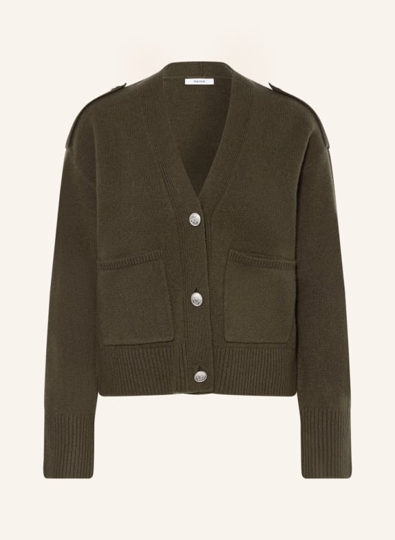 REISS MAYA cardigan OLIVE