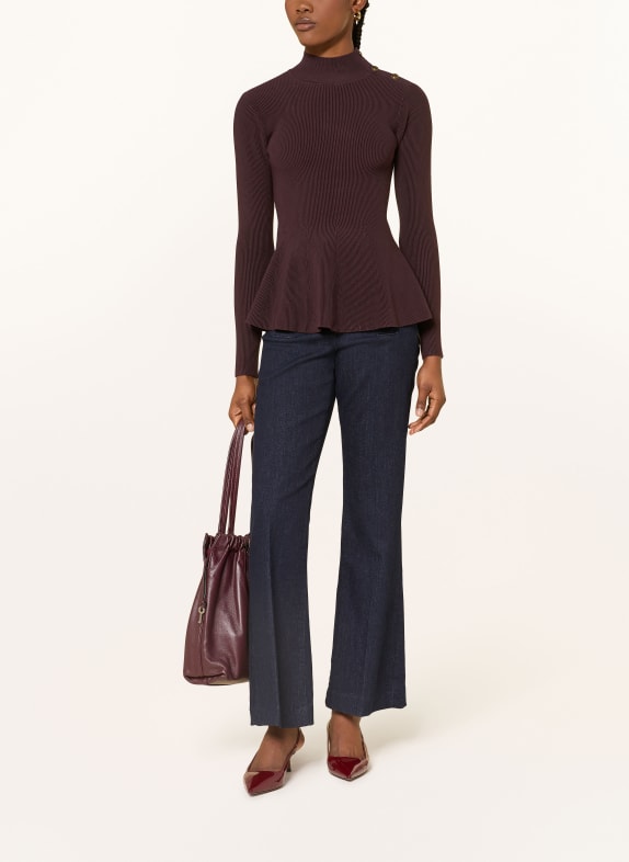 REISS Trui ISABELLA MARRON FONCÉ