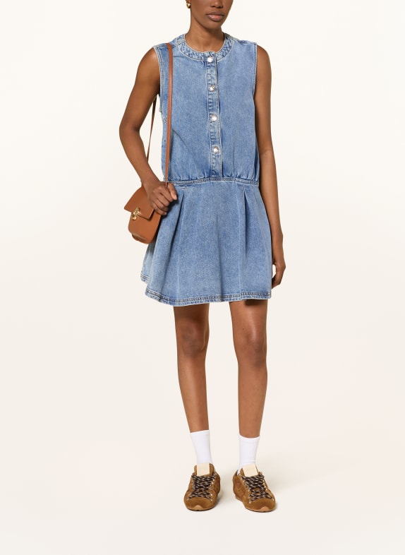 CLAUDIE PIERLOT Sukienka jeansowa ROSAMARIA JASNONIEBIESKI