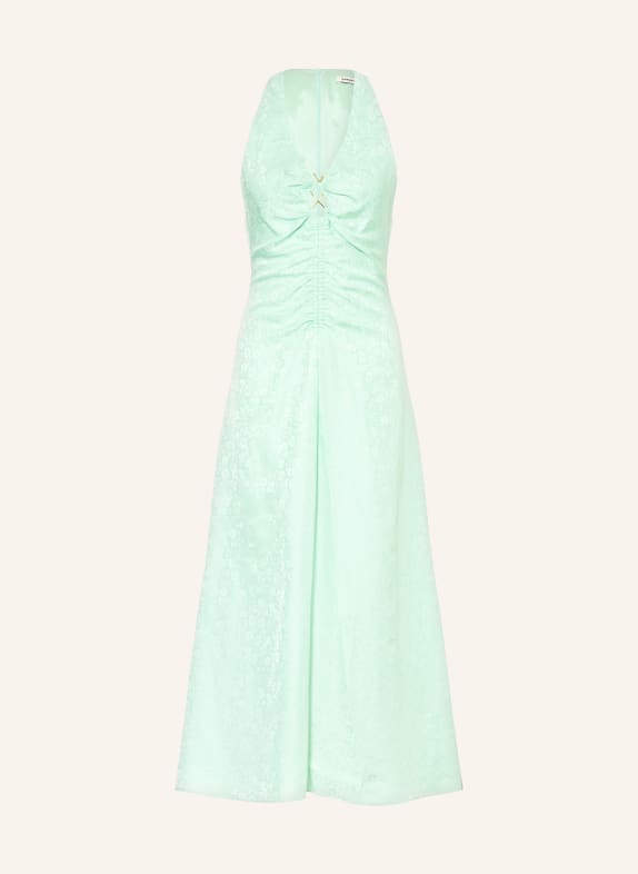 SANDRO Kleid mit Leinen MINT