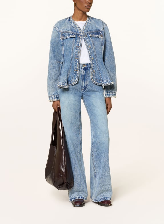 SANDRO Wide Leg Jeans 4785 BLUE JEAN