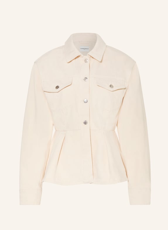 CLAUDIE PIERLOT kurtka dżinsowa L013 OFF WHITE DENIM
