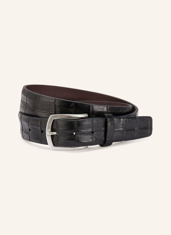 Reptile's House TIMOR leather belt BLACK