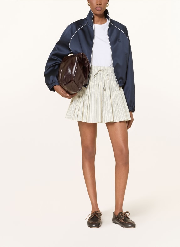 SANDRO Kurtka LIZY GRANATOWY / BIAŁY